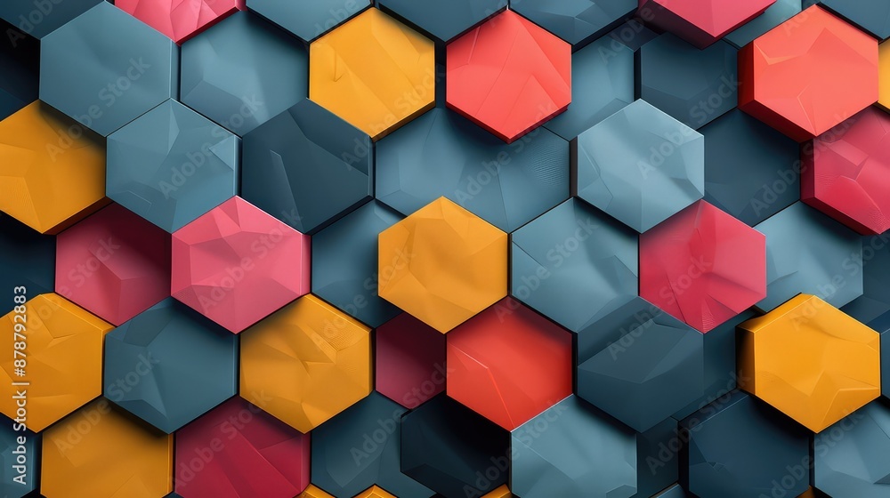 Abstract Hexagon Pattern Abstract Hexagon Pattern