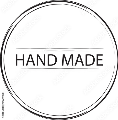 Hand made rubber stamp