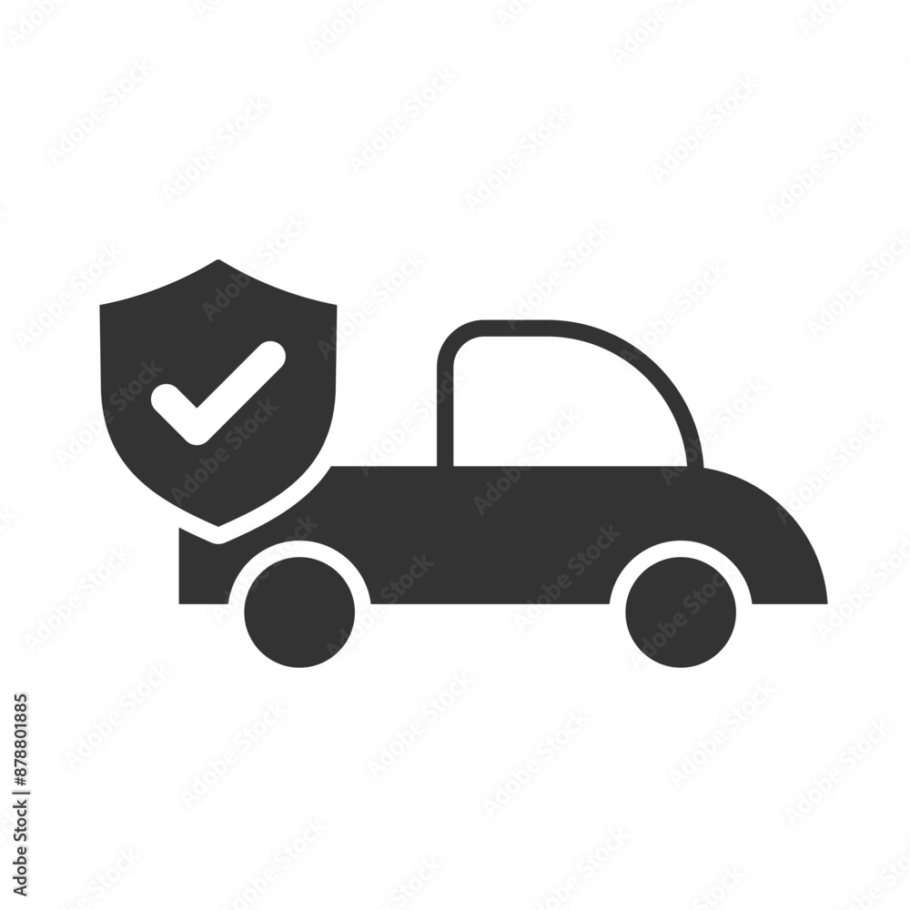 vector car insurance icon for apps and websites vector car insurance icon for apps and websites