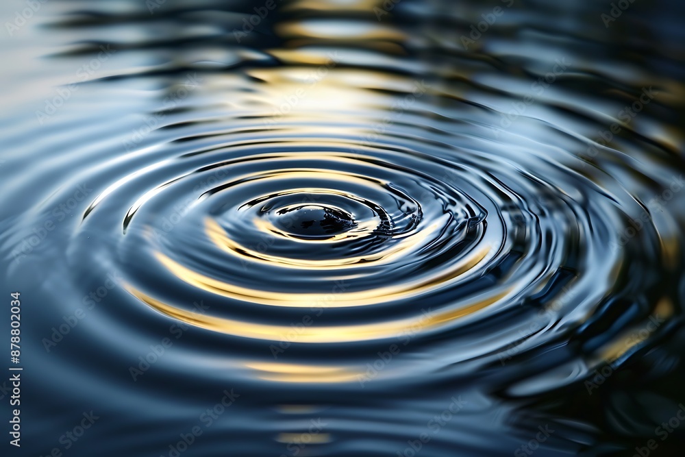 A series of concentric circles expanding outward, representing ripple effects of growth A series of concentric circles expanding outward, representing ripple effects of growth