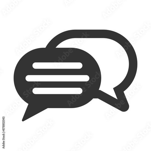 comment blog icon. vector message bubble for apps and websites