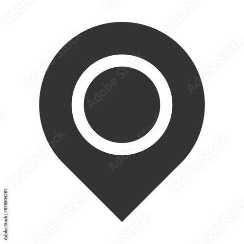 flat location icon. pin icon. map icon for websites and apps