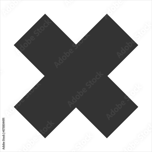 cross icons or flat icons for websites and apps