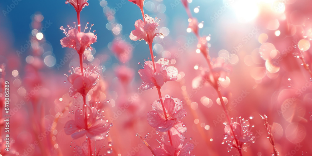 青空に咲く紫陽花 青空に咲く紫陽花