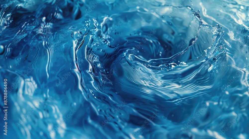 Close-up shot of a wave in a pool, ideal for use in fitness or wellness contexts Close-up shot of a wave in a pool, ideal for use in fitness or wellness contexts