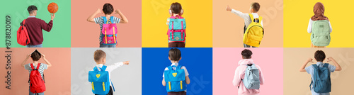 Set of students with school...