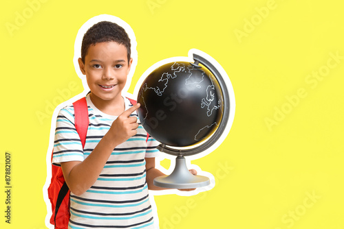 Little African-American boy...