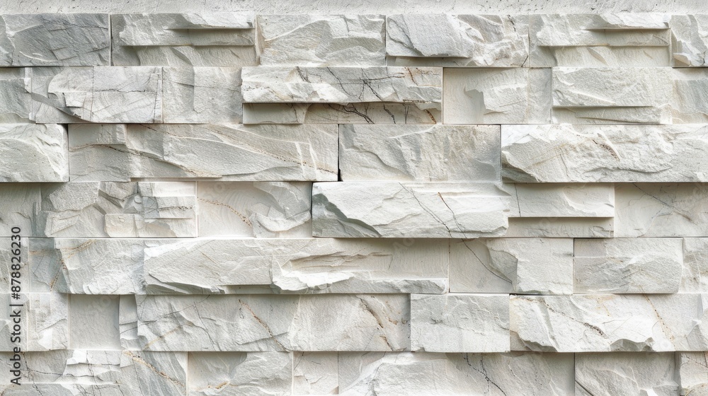 Gas Silicate Block Wall Fragment in Shabby Chic Style Pattern Gas Silicate Block Wall Fragment in Shabby Chic Style Pattern