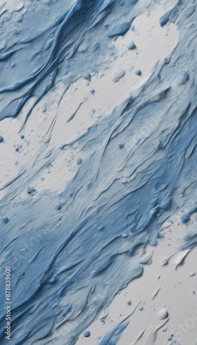 Blue-white painting plaster rough