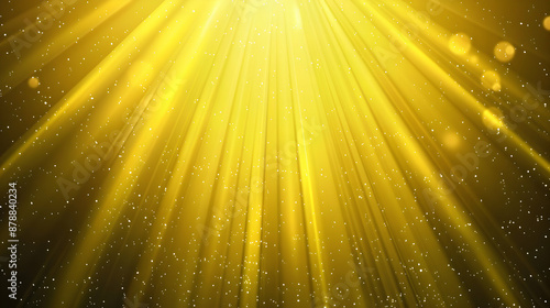 yellow light rays background © 성환 이