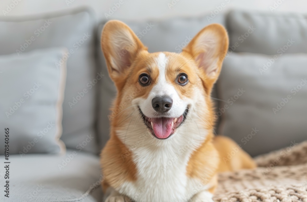 Adorable Couch Potato Puppy Adorable Couch Potato Puppy
