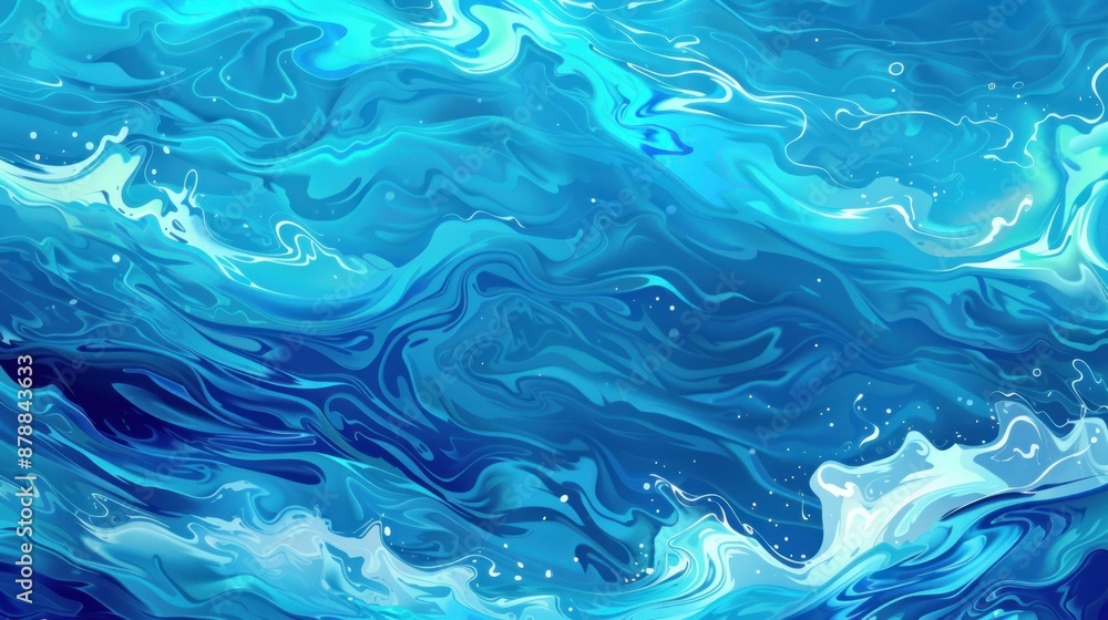 Abstract Ocean Water Illustration Abstract Ocean Water Illustration