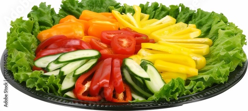 Artfully arranged bowl of colorful vegetables in soft lighting for a vibrant display