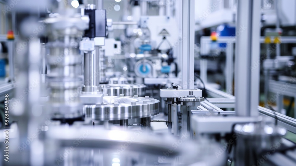 Complex industrial mechanism, abstract background Complex industrial mechanism, abstract background