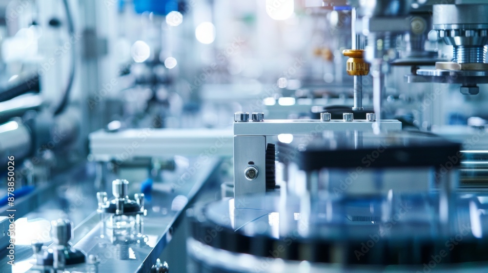 Complex industrial mechanism, abstract background Complex industrial mechanism, abstract background