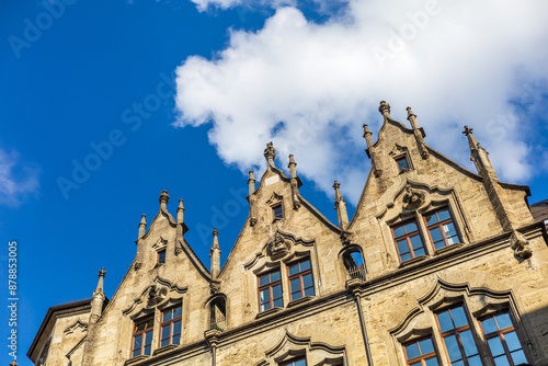 Gothic Revival Building Facade in Munich