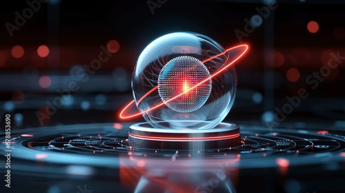 Quantum supremacy challenges explored through abstract backgrounds. Illustration, Image, sci, Science, Technology, Engineering , Minimalism,