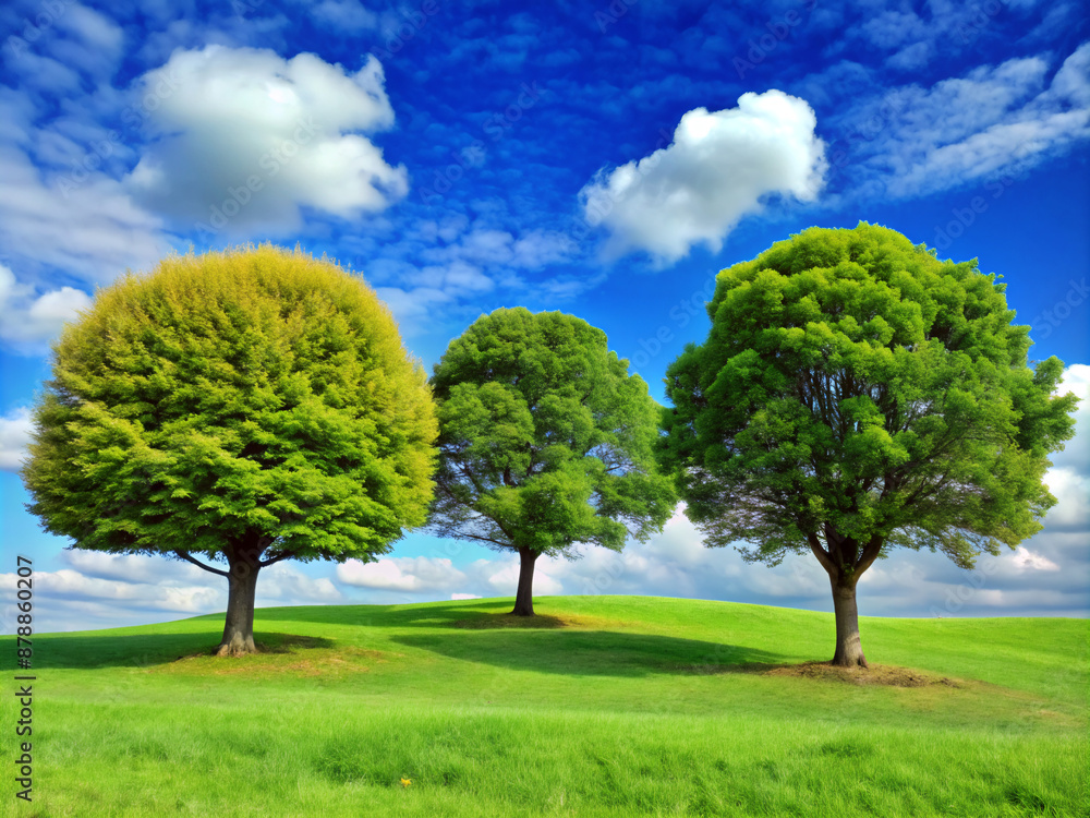 tree in the field, field, green, nature, meadow, summer, blue, spring, cloud, clouds, horizon, rural, environment, oak tree in the field, field, green, nature, meadow, summer, blue, spring, cloud, clouds, horizon, rural, environment, oak