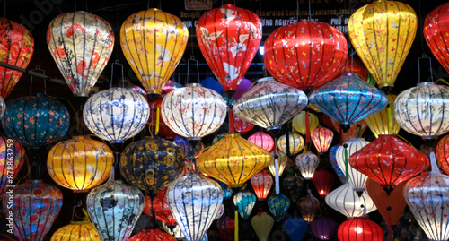 Hoi An night market, vietnamese style lanten stall