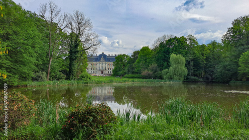 Obraz na plátně The castle in Pszczyna – in fact a palace, a former magnate residence in Upper S