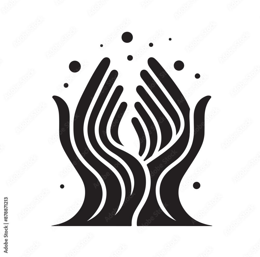Obraz premium Applause set clapping hands icon set vector illustration