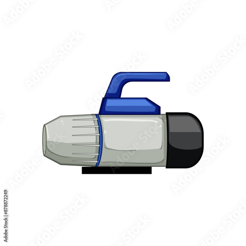 technician vacuum pump cartoon. industry gauge, water pressure, condition underwater technician vacuum pump sign. isolated symbol vector illustration