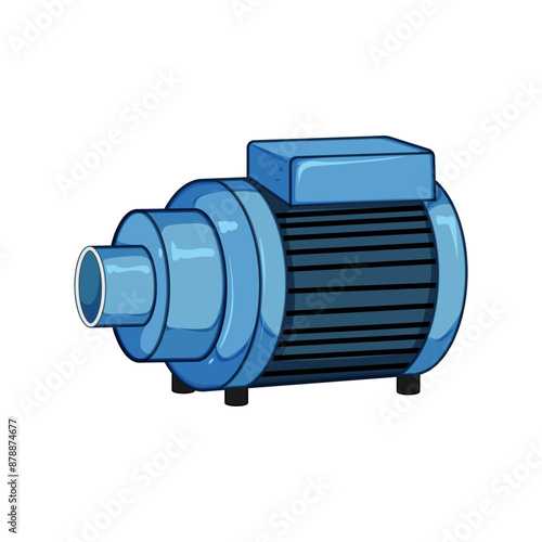 waste water pump cartoon. tank station, clean filter, plumbing pipe waste water pump sign. isolated symbol vector illustration