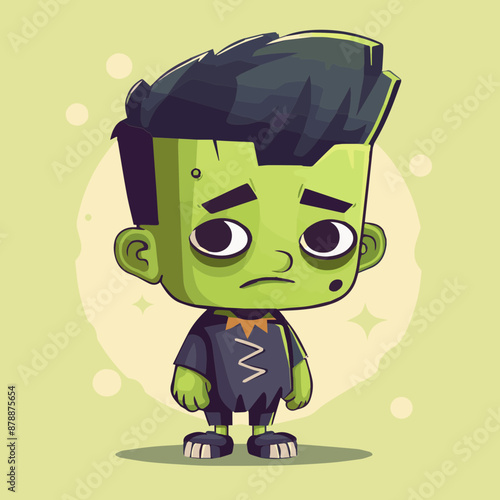 Cute Cartoon Halloween Fran...