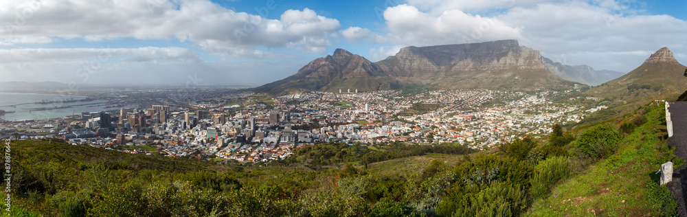 Obraz premium Panoramic View Cape Town Table Mountain South Africa
