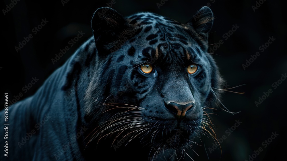 Obraz premium Black Panther Close Up