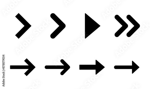 Arrow icon set. Arrow symbol. Arrow sign for your web design.