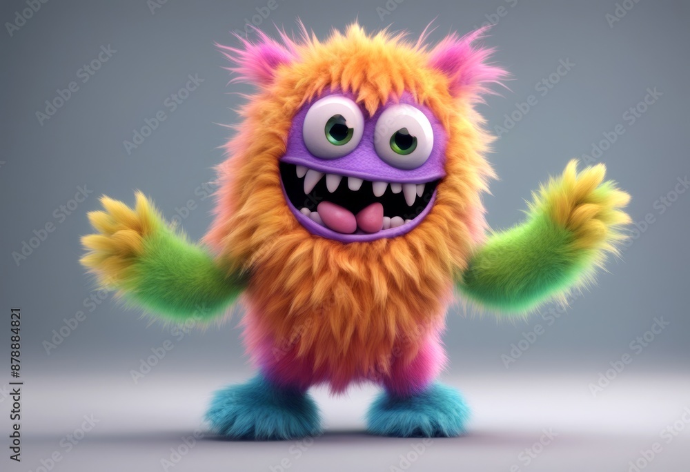 render 3d style colorful transparent dancing character cartoon cute olated monster background waving furry caricature android clip art advertisement isolated comic happy funny render 3d style colorful transparent dancing character cartoon cute olated monster background waving furry caricature android clip art advertisement isolated comic happy funny