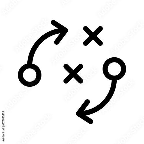 Strategy Icon Vector Symbol Design Illustration