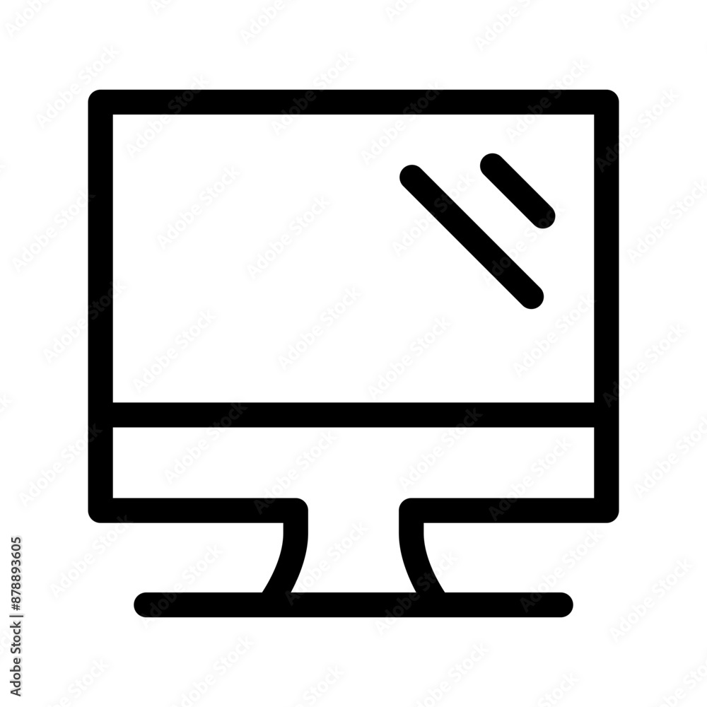 Desktop Icon Vector Symbol Design Illustration Desktop Icon Vector Symbol Design Illustration
