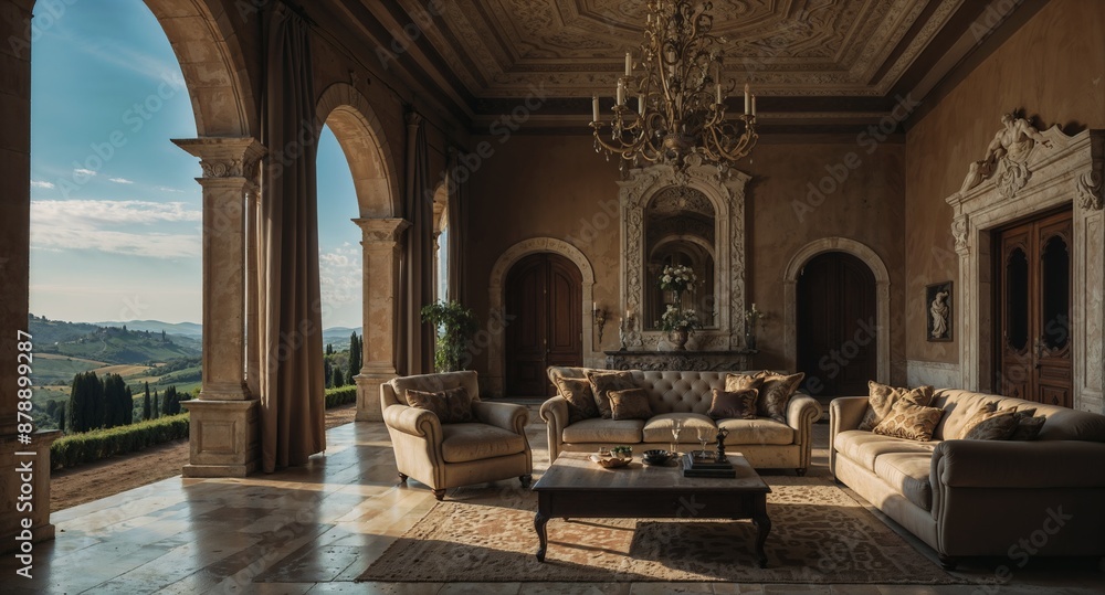 A house with Italian style in Tuscany, Italy A house with Italian style in Tuscany, Italy