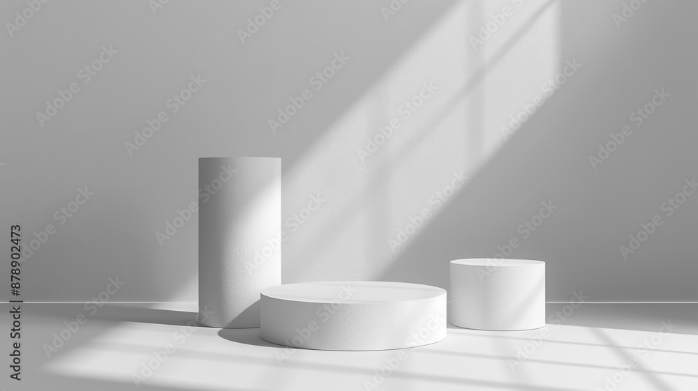 Geometric shape background in the different studio room minimalist mockup for podium display. geometric shapes, studio room mockup, minimalist design, podium display, geometric background, Geometric shape background in the different studio room minimalist mockup for podium display. geometric shapes, studio room mockup, minimalist design, podium display, geometric background,