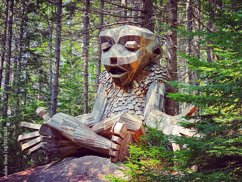 Coastal Maine  Botanical Gardens in Boothbay, Maine USA