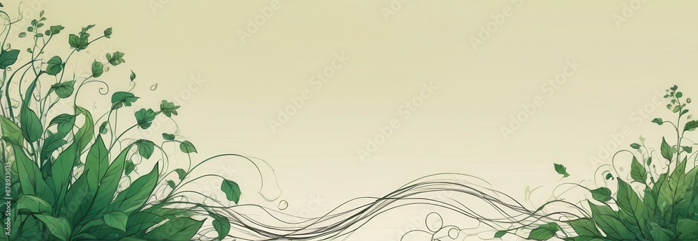 Green Leaf Vines Background. Green Leaf Vines Background.