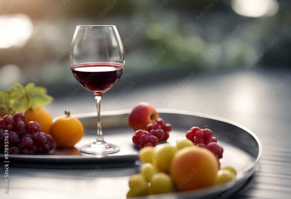 night top glass sitting fruit generative drinking tray image glasses wine ai alcohol drink night top glass sitting fruit generative drinking tray image glasses wine ai alcohol drink
