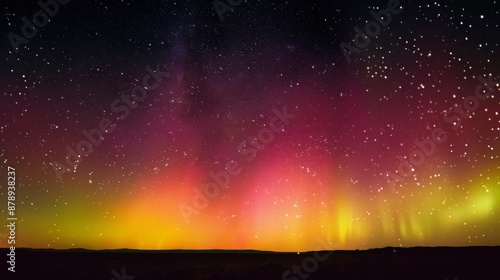 Aurora Borealis lights up the night sky with green, orange, and pink hues © Sasa Visual