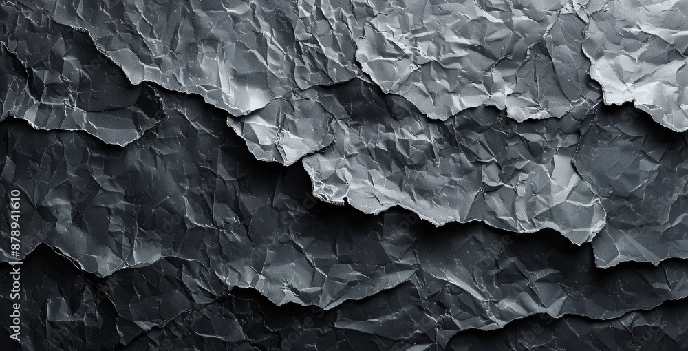Black Crumpled Paper Texture Background Dark Wrinkled Cardboard Abstract Design Space for Text Vintage Poster Wallpaper Art Black Crumpled Paper Texture Background Dark Wrinkled Cardboard Abstract Design Space for Text Vintage Poster Wallpaper Art