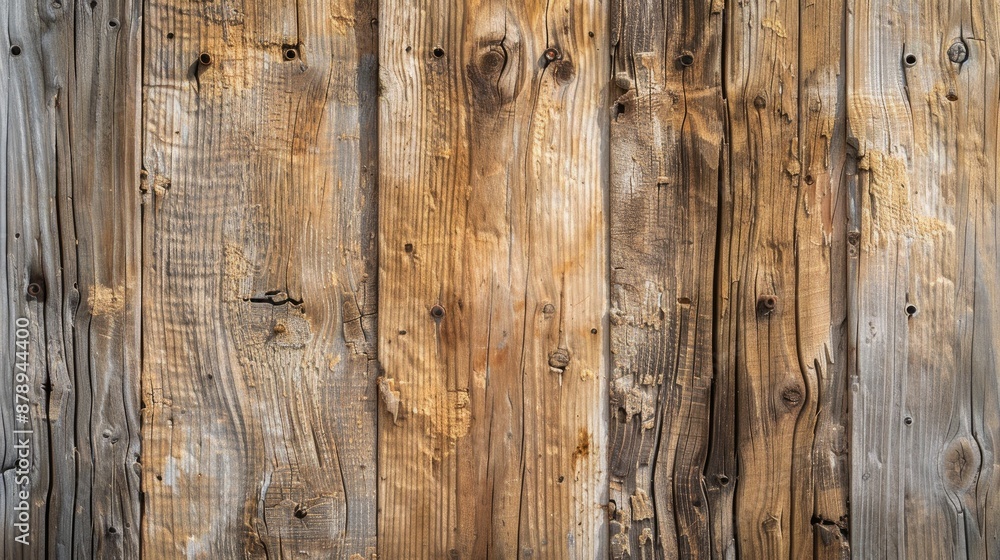 Naklejka premium Natural rustic wooden background with blank space for copying Backgrounds ideas