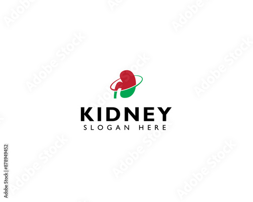 Kidney health logo, creative health concept, icon and vector template