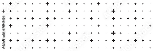 plus symbols background