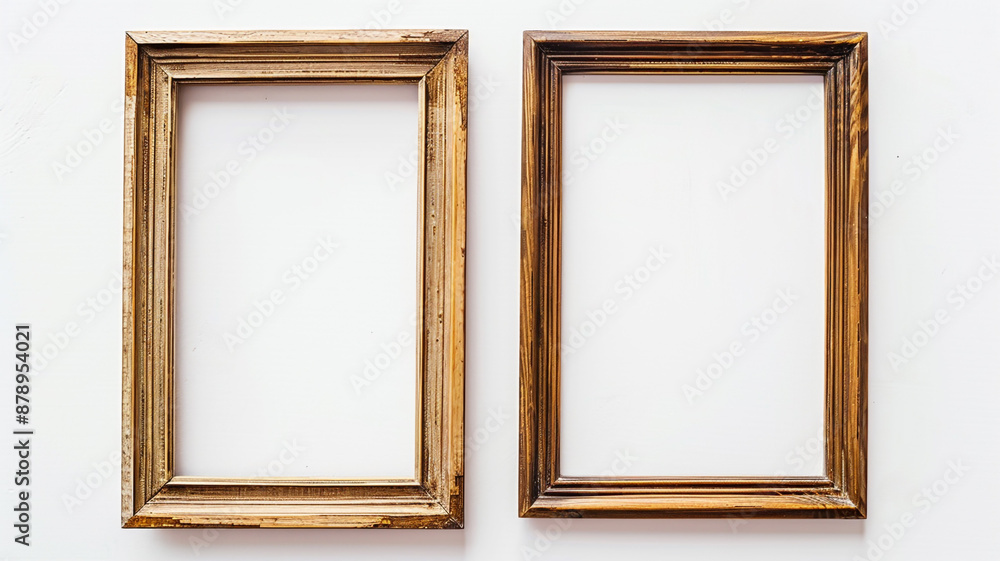 Wooden Picture Frame Isolated On White Background. wooden picture frame, isolated frame, white background, wooden frame, picture frame, frame cutout, photo frame, blank frame, wood frame, empty frame, Wooden Picture Frame Isolated On White Background. wooden picture frame, isolated frame, white background, wooden frame, picture frame, frame cutout, photo frame, blank frame, wood frame, empty frame,
