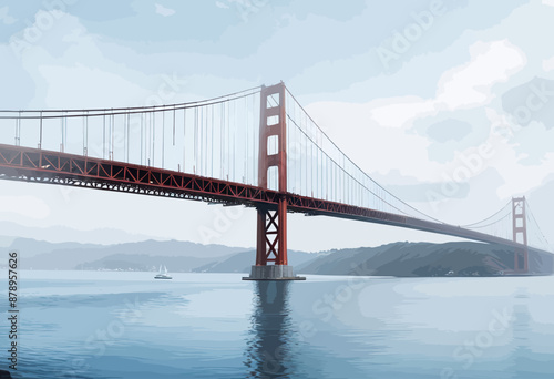 Golden Gate Bridge: A Majestic Archway Over the San Francisco Bay