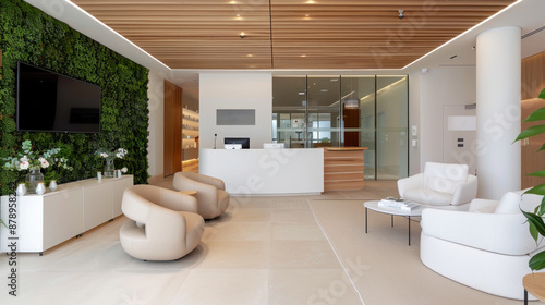 Green ornament spa facility accommodation for comfort in lifestyle hotel