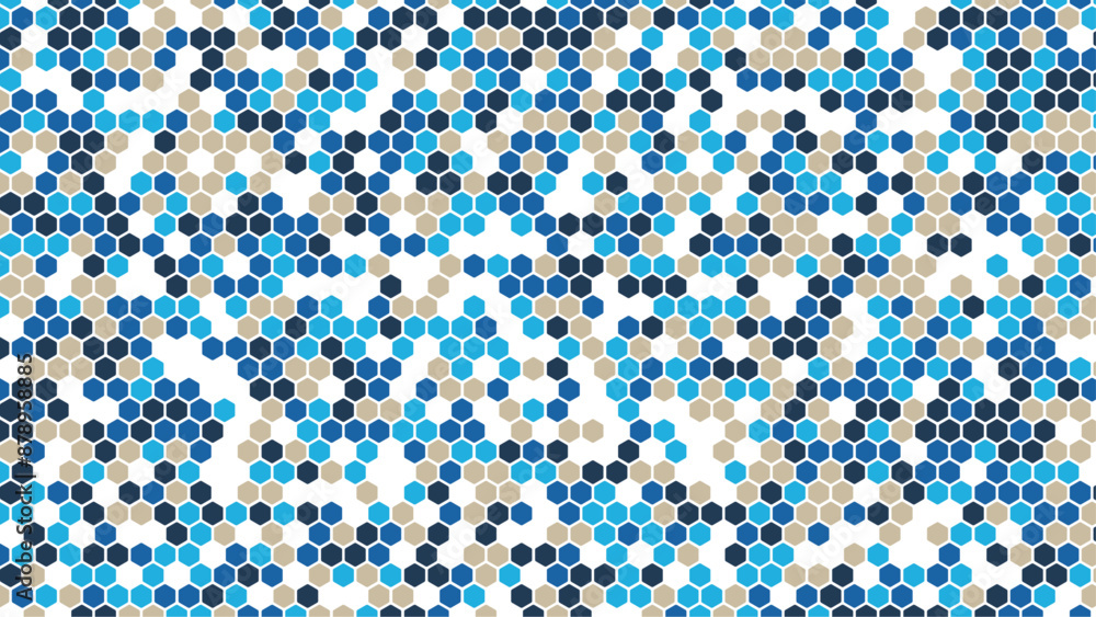 Colorful mosaic hexagonal background vector design in cs6. Abstract geometric hexagon marble design background