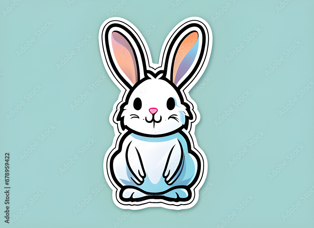 Obraz premium rabbit generative ai