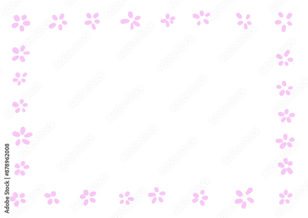 Illustration of a pink flower on a white background. Illustration of a pink flower on a white background.
